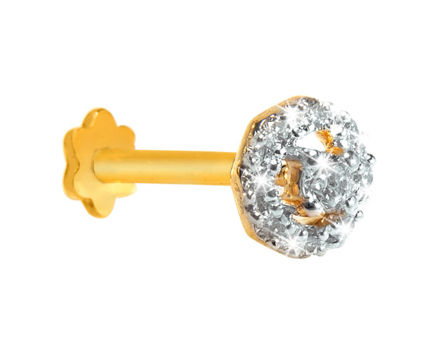 Diamond nose pin
